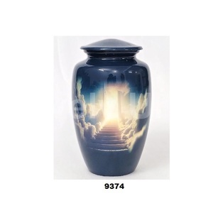 สวรรค์บันไดเผาศพสำหรับงานศพบ้านหรือฝังศพผู้ใหญ่โกศสำหรับผู้หญิงและผู้ชายสำหรับขี้เถ้ามนุษย์พร้อมถุงฟรี - Product Image 1