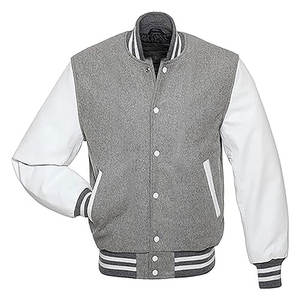 Chaqueta Universitaria de Invierno de Forro Polar Estilo Fresco Personalizada, Chaqueta Bomber de Béisbol, Chaquetas Universitarias de Béisbol para Hombre - Product Image 3