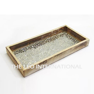 Matériel en bois forme ronde plateau de service alimentaire Style fantaisie Look moderne vente chaude plateau décoratif pour la maison de la plus haute qualité - Product Image 5