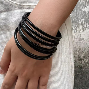 Designer Horn Bangle Natural Handmade <b>Boho</b> Fashion Jewelry Premium Quality Unisex Elegant Everyday Accessory Tradebyd - Product Image 1
