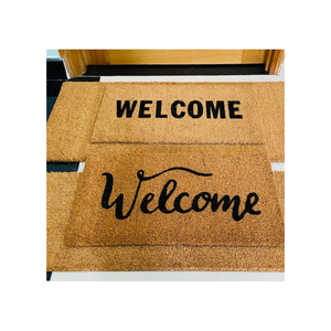 Felpudo de fibra de coco al por mayor alfombras de coco liso 100% fibra de coco Natural interior jardín mascota cálido mantenimiento felpudo Coir estilo flexible - Product Image 3