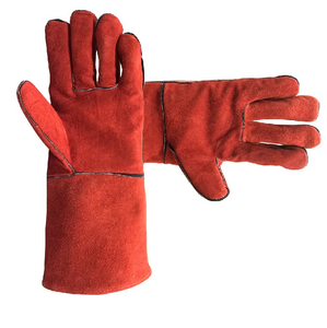 Guantes de soldadura de cuero Kevlar de alta calidad, tamaño grande, Protección máxima para entornos cálidos, guantes de seguridad - Product Image 3