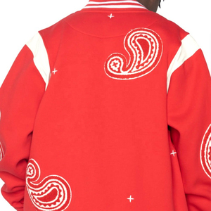 Dernières vestes Letterman pour hommes Veste de baseball Letterman College pour garçons avec manches en cuir de vache - Product Image 4