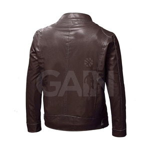Factory Manufacture New Arrival <b>Long</b> Sleeves Men <b>Leather</b> <b>Jacket</b> Customized Wholesale Winter <b>Jacket</b> - Product Image 2