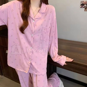 Ropa de dormir estampada personalizada para mujer, conjuntos de ropa de dormir de alta calidad ideales para climas fríos y comodidad - Product Image 6