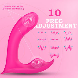 Rosa wasserdichte tragbare Höschen vibratoren für <span class=keywords><strong>G</strong></span>-Punkt-Klitoris und Anal stimulation - Product Image 4