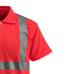 Camiseta de Seguridad de Alta Visibilidad Transpirable y Avanzada, Ropa de Trabajo Reflectante de Secado Rápido y Manga Corta - Product Image 5