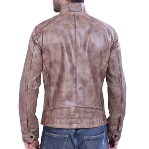 High Quality Men's <b>Jacket</b> High Street Style Leather <b>Jacket</b> Fashionable Stand <b>Collar</b> Direct Online Wholesale Rate at Nurak 2025 - Product Image 2