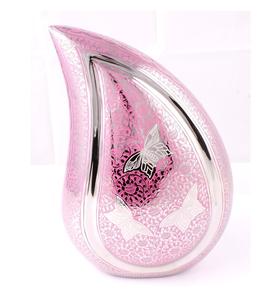 Urna de cremación de latón de estilo europeo, recuerdo de pulido rojo y dorado para cenizas humanas, urna de Metal más vendida - Product Image 6