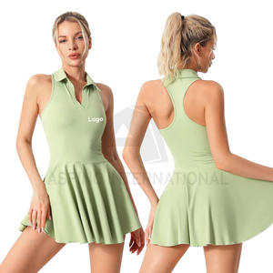 Uniformes de Tenis para Mujer al por Mayor de la Mejor Calidad, Spandex/Poliéster, Personalizables, Anti-UV, Absorben la Humedad, Ropa Deportiva Cómoda - Product Image 1