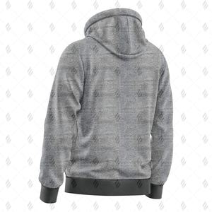 Sweat à capuche en coton 100% pour l'hiver, tricot uni, motif uni, coupe décontractée, tissu doux, poche, parfait pour un usage quotidien - Product Image 4