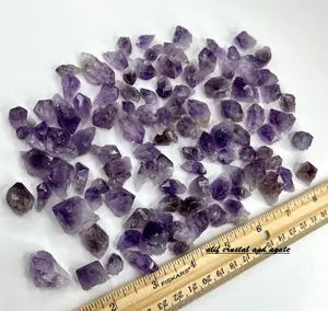 Cristales de amatista Natural púrpura brasileña, amatista Natural, para fabricación de joyas, gran oferta