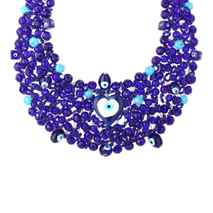 สร้อยคอลูกปัดแฟชั่นชาติพันธุ์ทำมือรูปหัวใจที่ไม่ซ้ำกันโชคเกอร์โบฮีเมียนเครื่องประดับทำด้วยมือ - Product Image 3