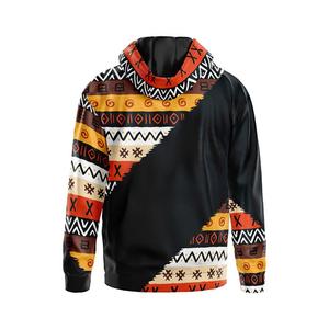 Sweat-shirts pour hommes personnalisés en sublimation, prix de gros, tissu en molleton mélangé coton/polyester, écologique, motif imprimé pour l'hiver - Product Image 4