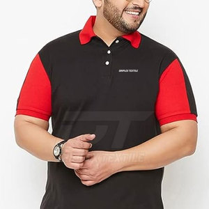 Dernier modèle de polos grande taille pour hommes Qualité supérieure Polos grande taille fabriqués par le fabricant pakistanais - Product Image 6