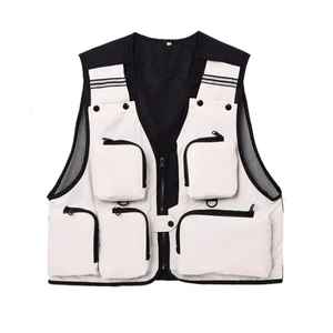 Gilet cargo multi-poches pour homme, gilet pour escalade, pêche, camping, randonnée, journaliste, photographie, vente en gros - Product Image 5