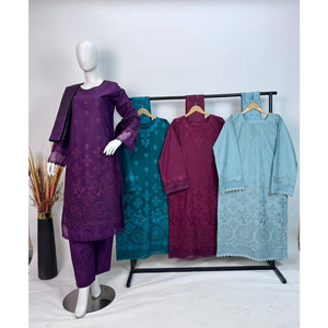 Salwar Kameez Masoori d'hiver moderne de haute qualité pour femmes |   Broderie de qualité supérieure et tissu à séchage rapide, coupe classique 2025 - Product Image 4