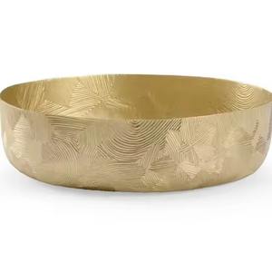 Décoration de table islamique arabe pour le Ramadan, bol en métal pour dattes, plat de service pour fruits secs, décoration de luxe pour la maison - Product Image 2