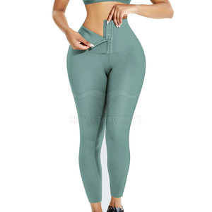 Pantalon de Yoga extensible de haute qualité pour femmes XL Legging d'entraînement de Fitness personnalisable taille élastique conception d'impression solide vente en ligne - Product Image 1