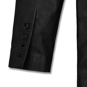 เสื้อแจ็กเก็ตหนังสำหรับผู้ชายเสื้อแจ็คเก็ตหนังแฟชั่นทำเอง100% คุณภาพสูง - Product Image 4