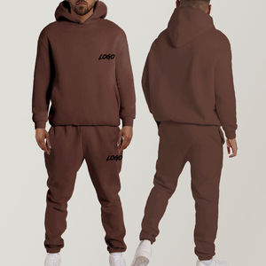 Chándal Liso de Alta Calidad 100% Algodón, Precio al por Mayor, Diseño Personalizado, Chándal para Hombre, Conjunto Cómodo de 2 Piezas - Product Image 2