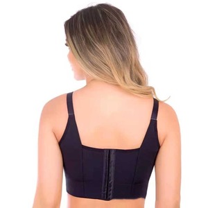 Soutien-gorge de sport léger et écologique à soutien élevé pour femmes Bretelles entièrement réglables Soutien-gorge de gymnastique d'entraînement à couverture complète avec rembourré - Product Image 2