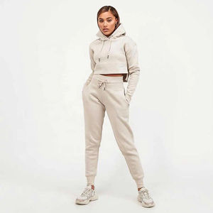 Sudadera con capucha de lana de algodón 100% para mujer - Product Image 4