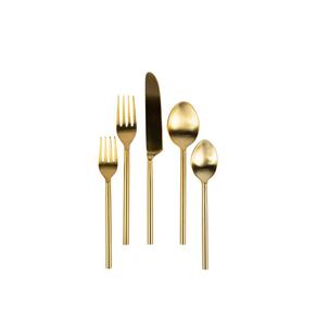 Fourchette et cuillère en laiton écologiques pour hôtel, restaurant, table à manger à domicile, vaisselle, cuillère en laiton fabriquée en Inde - Product Image 2