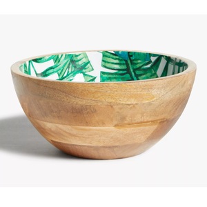 Bol de service en bois de conception classique pour fête de mariage à faible coût, taille personnalisée, saladier de haute qualité pour la cuisine et le dessus de table - Product Image 6