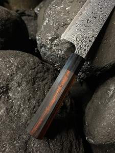 Cuchillo de Cocina de Acero de Damasco Premium, Cuchillo de Chef de Metal Reciclado para Restaurante y Hogar, Cuchillo de Cocina de Acero de Vietnam - Product Image 2