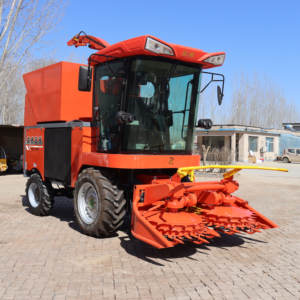 Kleine Silage-Hack maschine Selbst fahrende Mini-Maissilage-Ernte maschine Napier Grass Futter maschine - Product Image 5