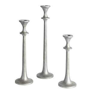 Bougeoir en métal torsadé de style vintage, finition cuivre brun, bougeoir pour table, décoration d'intérieur, accent décoratif unique - Product Image 3