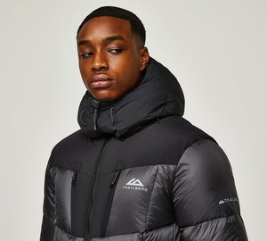 Veste d'hiver pour homme de haute qualité Deux tons avec brillance Veste en duvet légère à capuche Veste matelassée épaisse pour homme - Product Image 2