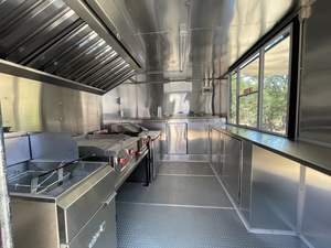 Remolque de Comida Móvil Personalizado de 89 Pulgadas con Cocina, para Venta de Frutas, Leche, Agua, Frutos Secos y Maíz, con Potencia de 1500W y 1 Año de Garantía - Product Image 3