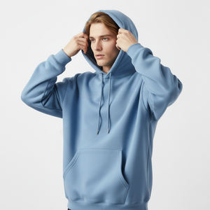 Sweat-shirts à capuche unisexes OEM en molleton épais, vêtements décontractés pour hommes, impression personnalisée, fabricant en gros pour les marques - Product Image 2