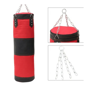 กระสอบทรายหนัง PVC น้ำหนักเบา สำหรับฝึกศิลปะการต่อสู้และคิกบ็อกซิ่ง สามารถเติมทรายได้ตามต้องการ - Product Image 4