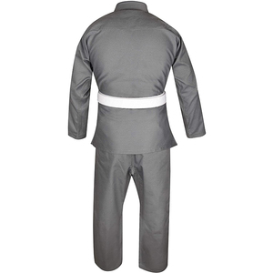Uniformes de judo en coton gris unisexe de haute qualité les plus vendus équipement d'entraînement confortable pour hommes femmes vêtements d'arts martiaux personnalisés - Product Image 6