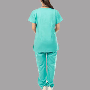 ชุดยูนิฟอร์มพยาบาลผ้าเจอร์ซีย์ ราคาขายส่ง รับผลิตตามแบบ สีตามสั่ง ขายดี - Product Image 2