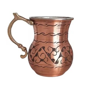 Belle tasse en cuivre apportant l'élégance de classe et le flair artistique aux moments quotidiens de café, de thé et de cocktail - Product Image 6