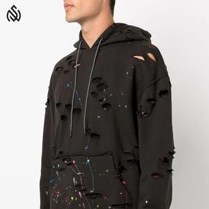 เสื้อฮู้ดสำหรับผู้ชายผ้าฝ้าย100% 2025เทอร์รี่รุ่นเฮฟวี่เวทโอเวอร์ไซส์ - Product Image 3