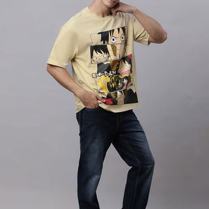 เสื้อยืดลำลองแขนสั้นระบายอากาศได้ดีของผู้ชายแบบ2024ผ้าคอตตอนแท้และเส้นใยไม้ไผ่พิมพ์ลายดิจิตอล - Product Image 3