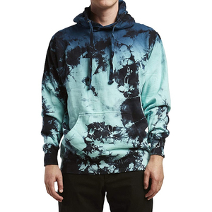 Haute qualité 100% coton Logo personnalisé cravate-teinture à capuche respirant pull à capuche pour hommes nouvelle impression tendance en gros pour l'hiver - Product Image 6