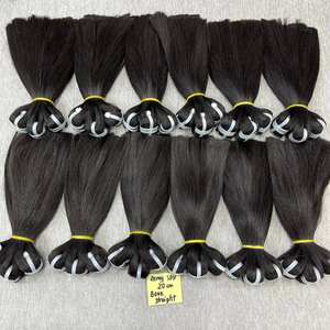 Paquets de tissage alignés de cuticules brutes de cheveux humains non transformés vietnamiens vendeur en gros Extensions de cheveux bruts vierges - Product Image 3