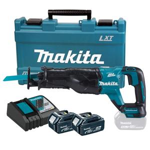 Sierra Recíproca Inalámbrica de 18V Li-Ion LXT, Sierra Eléctrica para Madera/Metal con 2 Baterías de 5.0 Ah y Cargador en Estuche de Transporte - Product Image 2