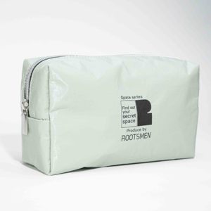 BSCI Factory Fashion Cosmetic Storage Bag With Zipper PU Fabric and <b>Tyvek</b> Custom Logo for Makeup & Travel - Product Image 1