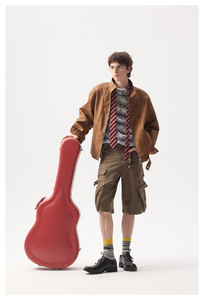 Elegante respetuoso del medio ambiente logotipo frontal a prueba de viento impermeable cuello alto moda calle estilo bombardero chaqueta para hombres y mujeres - Product Image 4