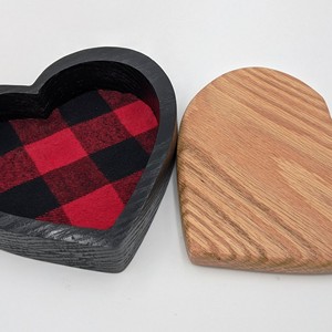 Caja en forma de corazón Venta caliente Regalos y artesanías Cajas de madera Letreros de pared Hecho EN LA India - Product Image 2