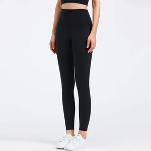 Legging 100% coton au design unique pour femme, à un prix raisonnable pour une utilisation en extérieur, quantité minimale de commande bas avec logo personnalisable, tissu tricoté à la taille - Product Image 2