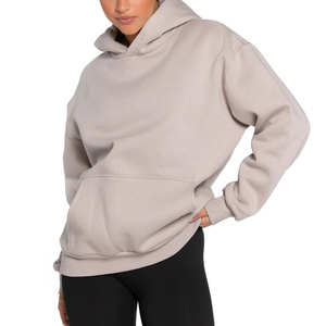 Heavyweight Fleece Zipper Hoodie Boxy Oversized Pullover Regular Fit Unisex Winter Streetwear Sudadera - Product Image 1