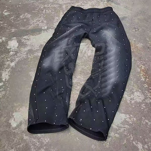 Survêtements légers et respirants pour hommes avec strass, design personnalisé, survêtements pour hommes avec strass - Product Image 3